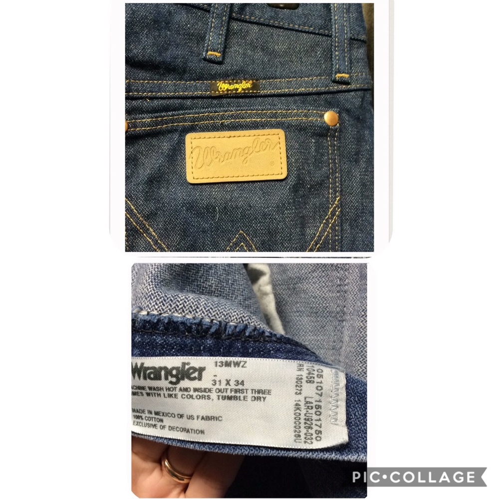 5 pair Wrangler Jeans  31 x 34